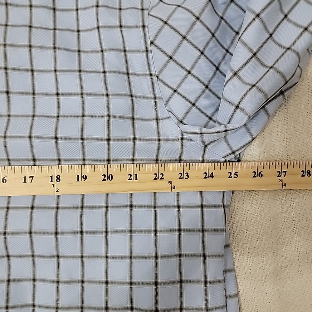Blue Checkered Men's Shirt - Picture 5 of 7
